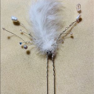 Bridal hair pins beautiful handmade one of a kind.